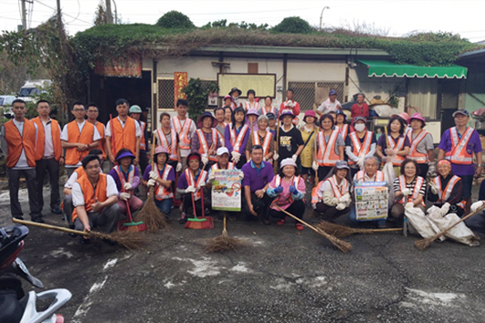 【公告】世界環境日善得懷遠廳總動員幫助里民街道清掃